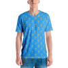Blue Palm Tree V-Neck